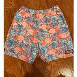 Boys Vineyard Vines Crab print swim trunks 8-10